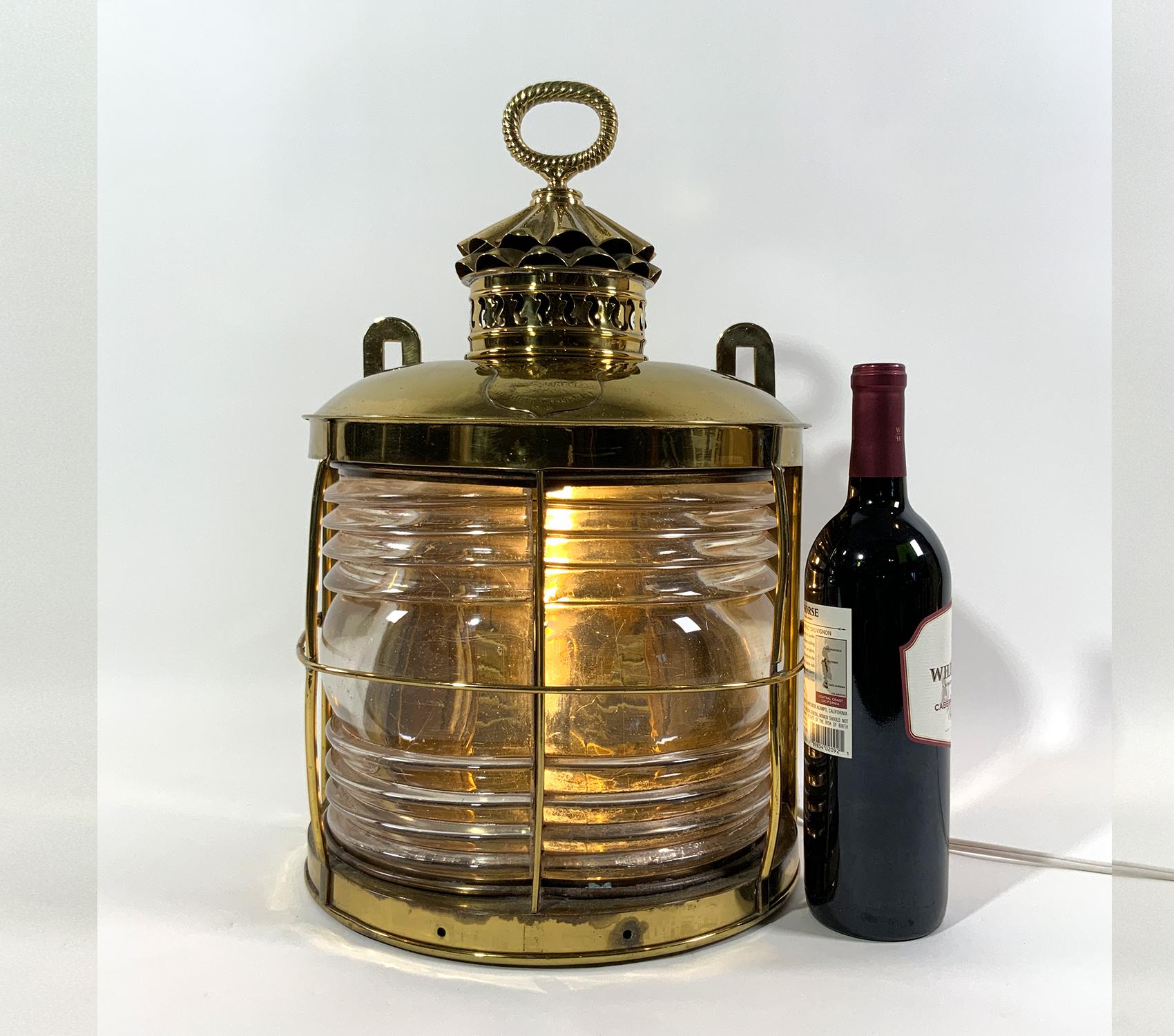 American Brass Ships Masthead Lantern For Sale