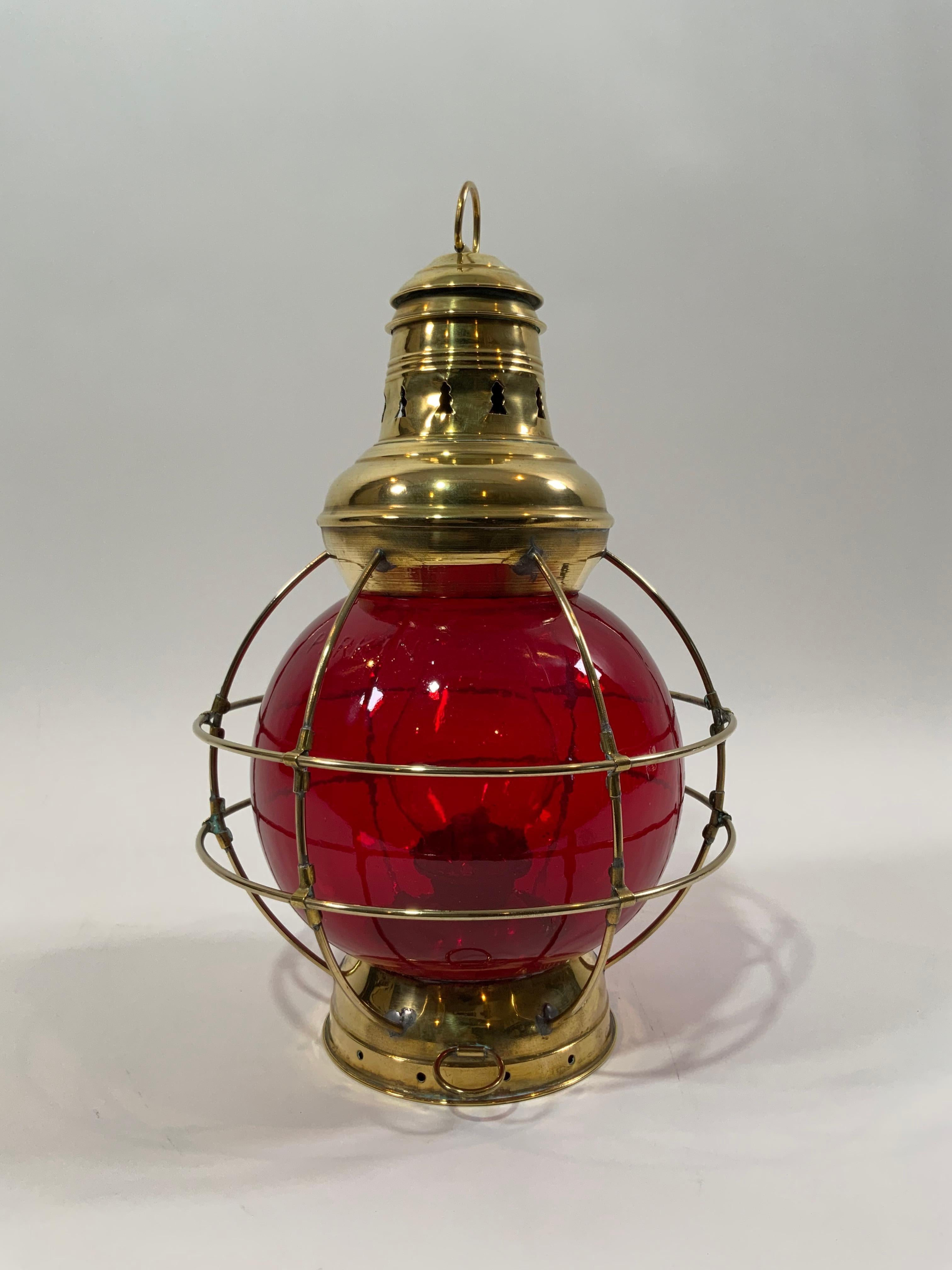 Brass Ships Onion Lantern For Sale 1