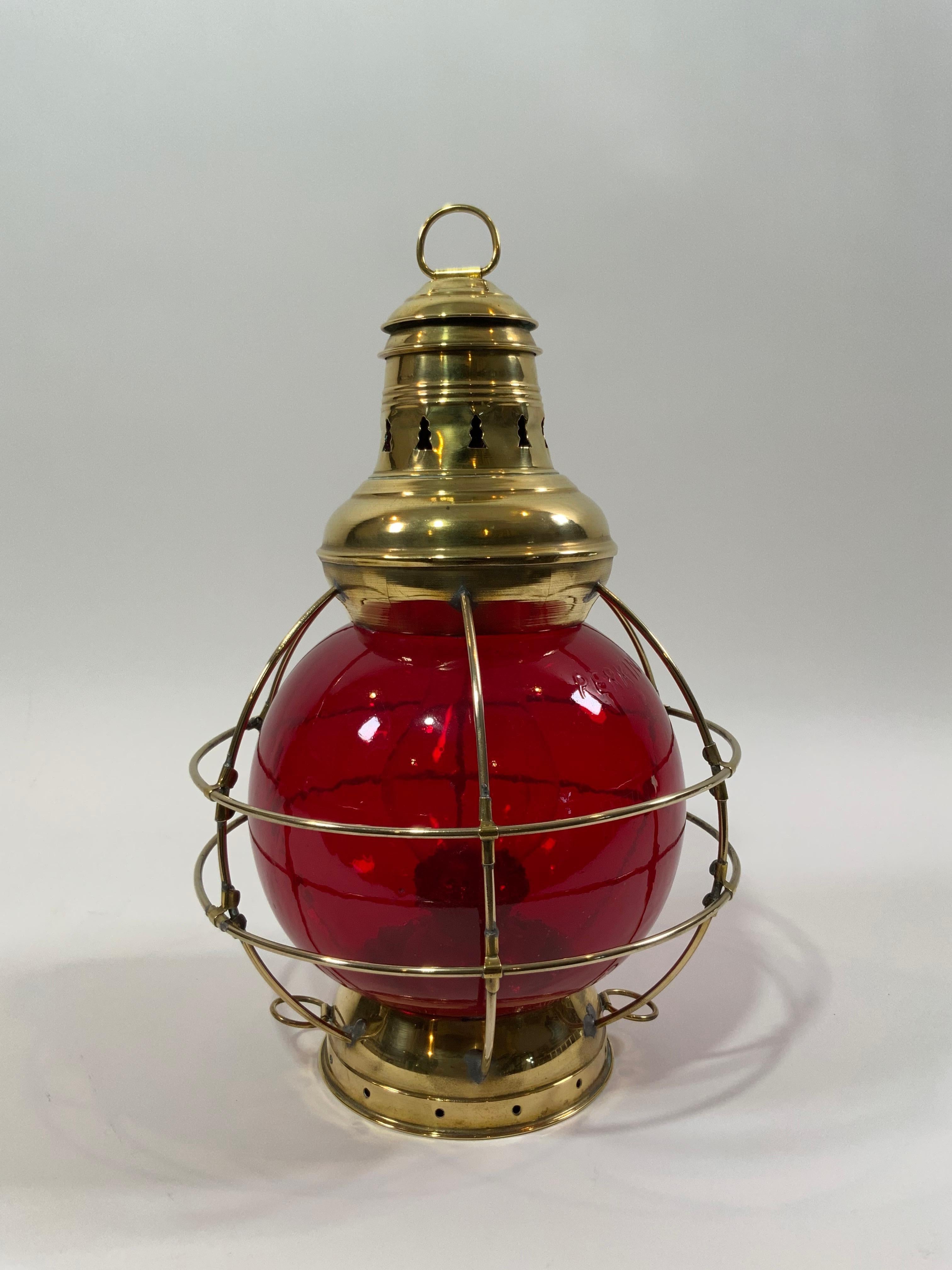 Brass Ships Onion Lantern For Sale 3