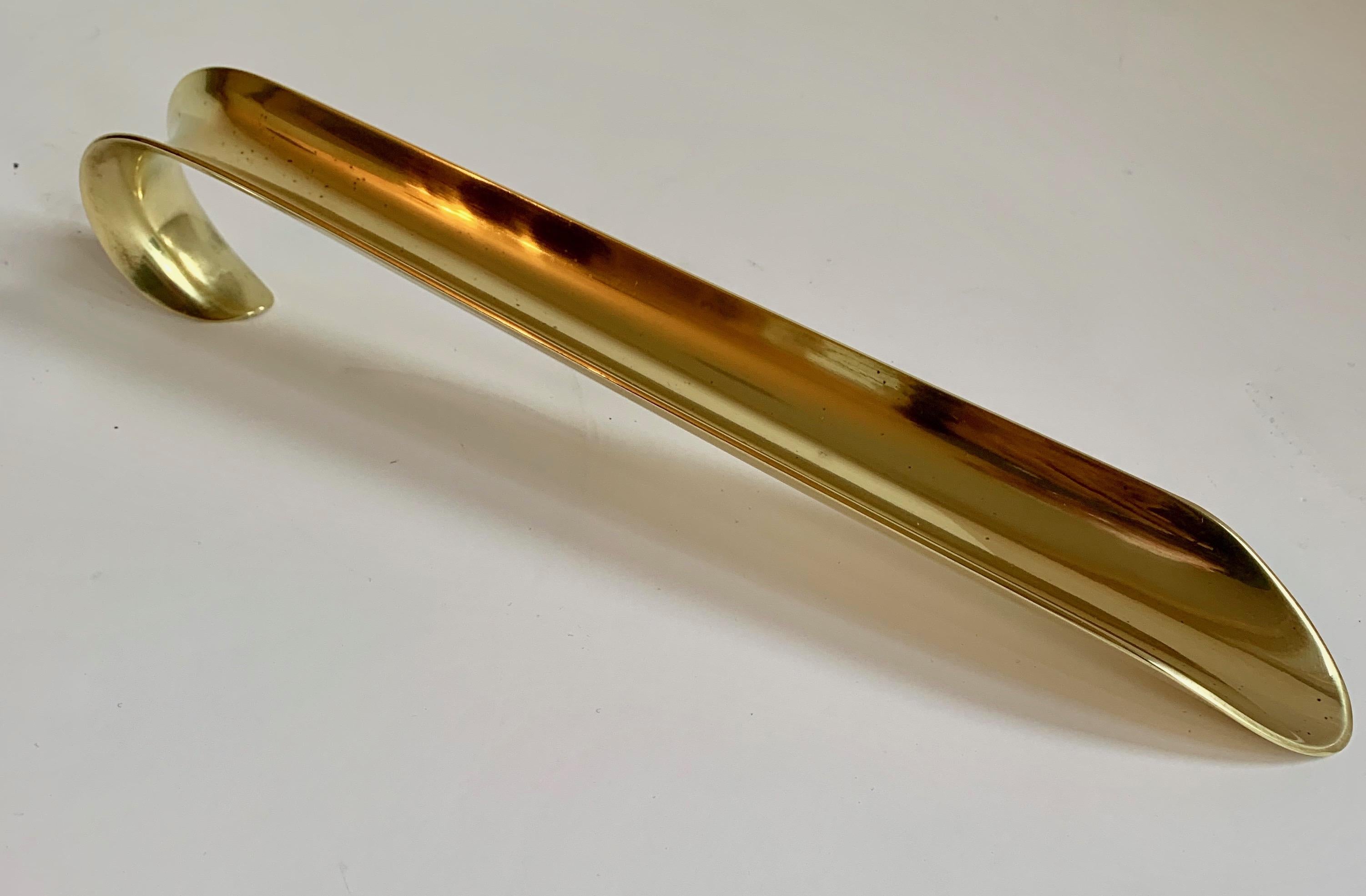 20th Century Brass Shoe Horn