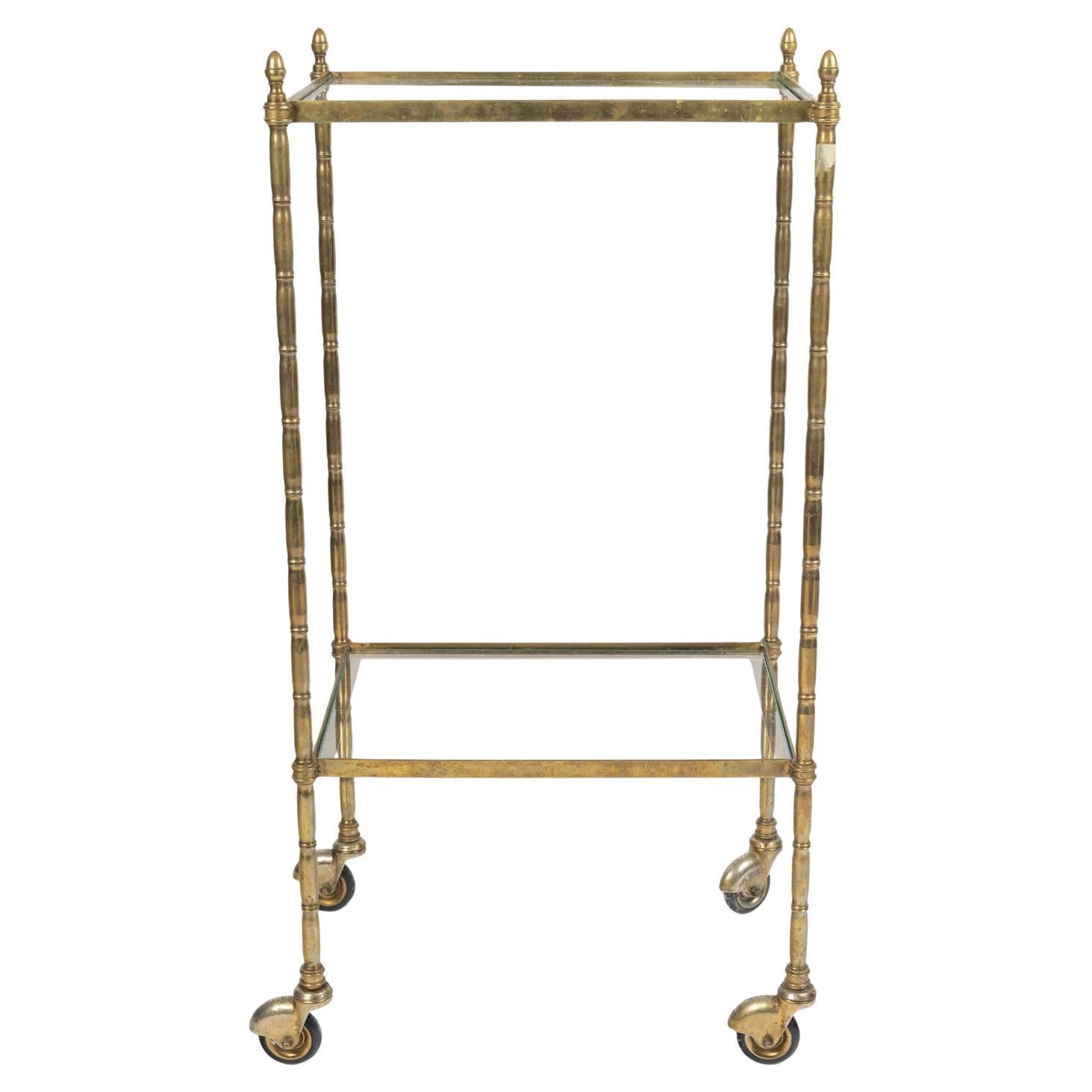 Brass Side Table, 1950-1960.