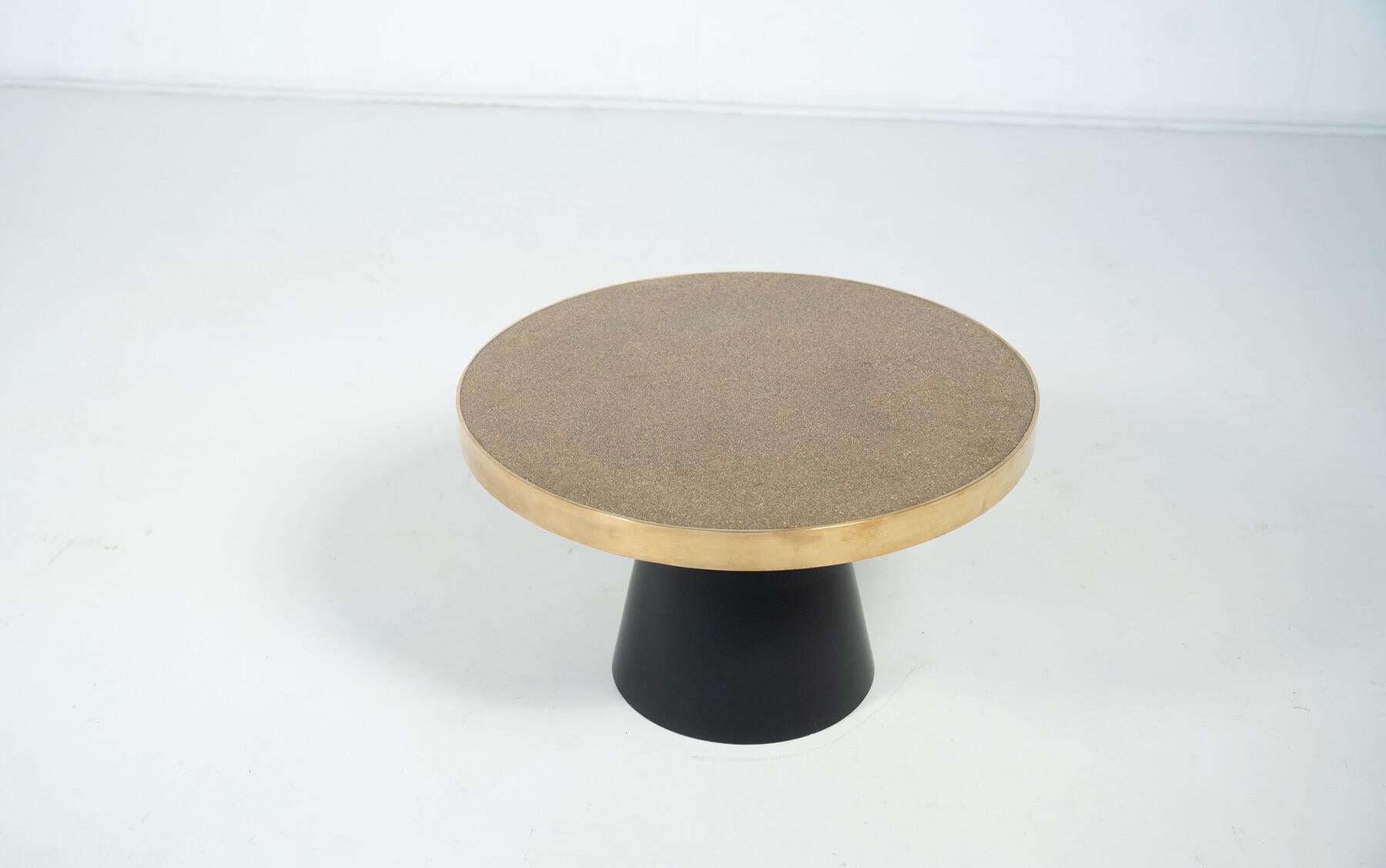 Brass Side Table, Belgium, 1980s In Good Condition For Sale In Brussels, BE