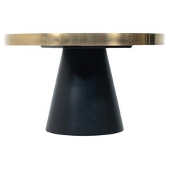 Vintage Brass Side Table, Belgium, 1980s