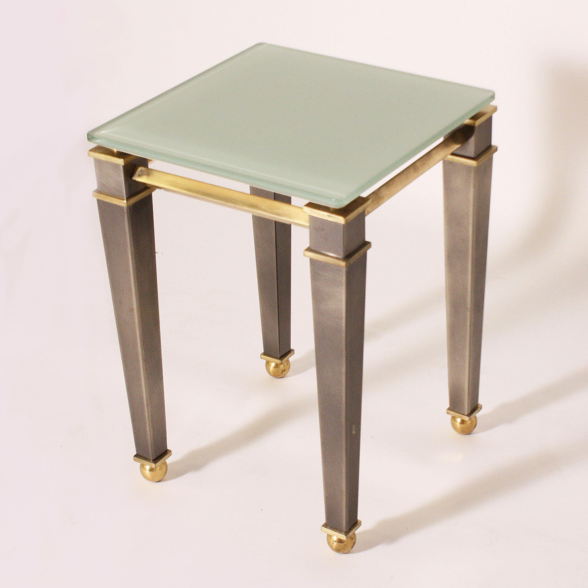 Brass Side Table by Belgo Chrome, circa 1960 2
