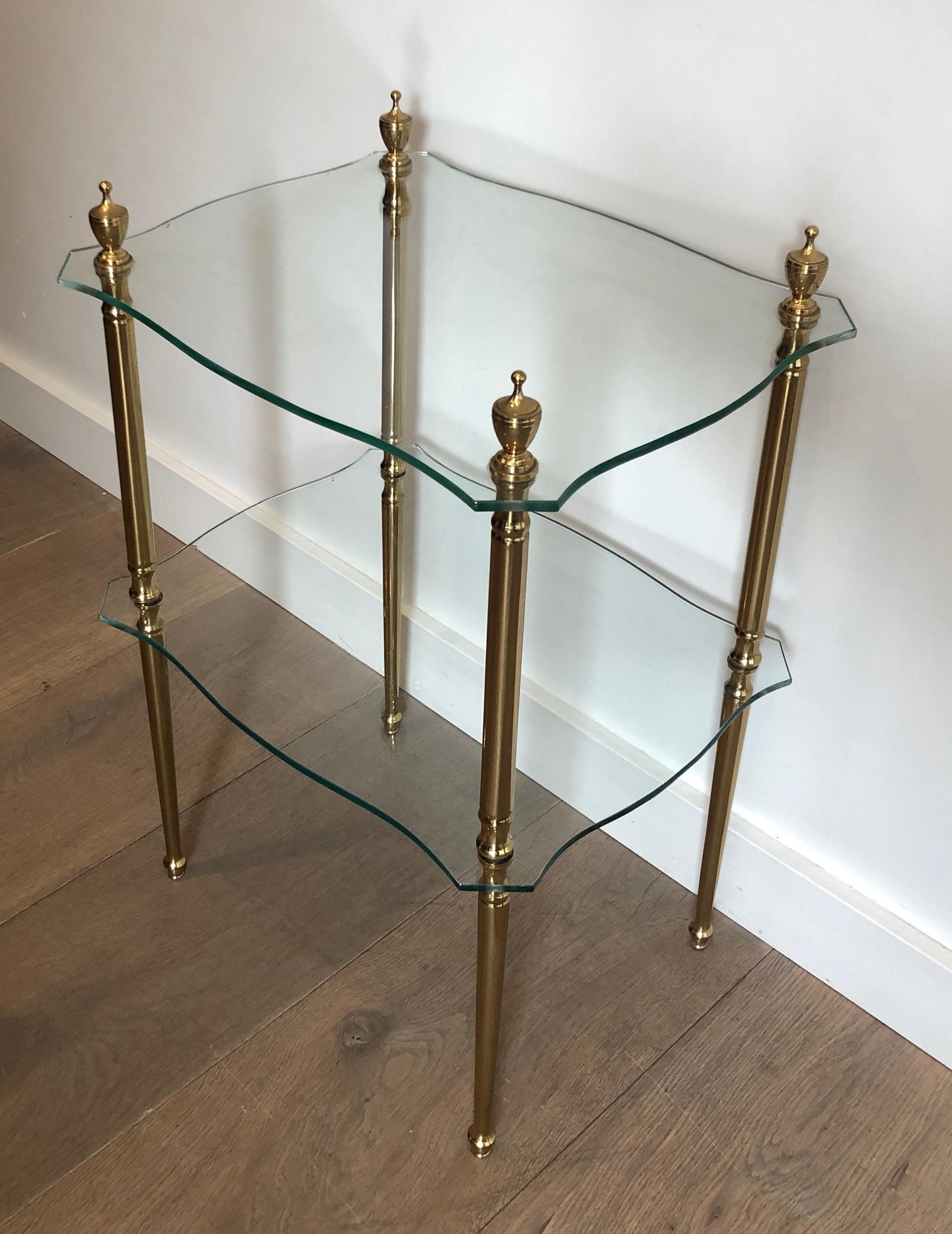 Brass Side Table by Maison Jansen 7