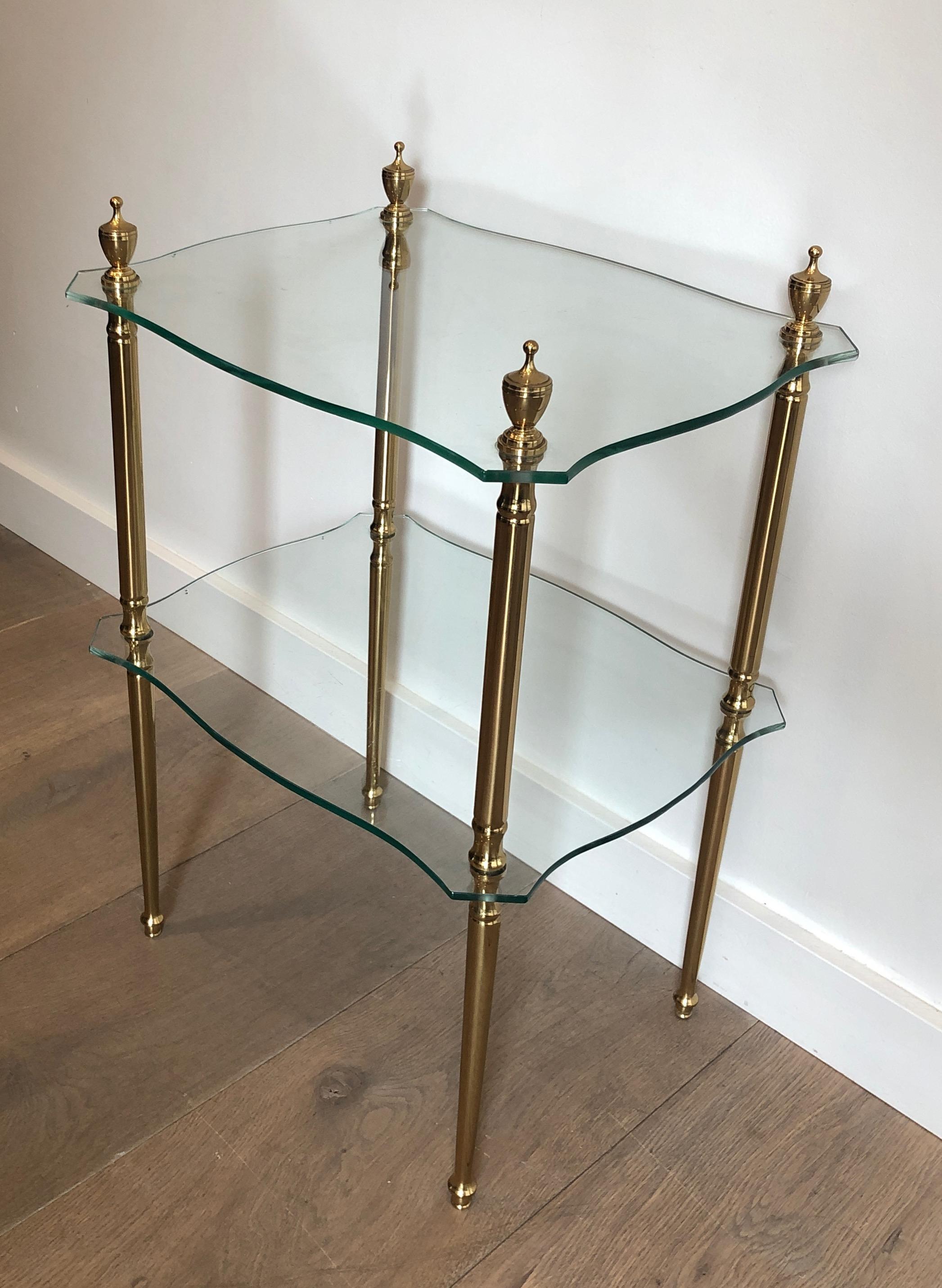 Brass Side Table by Maison Jansen 8