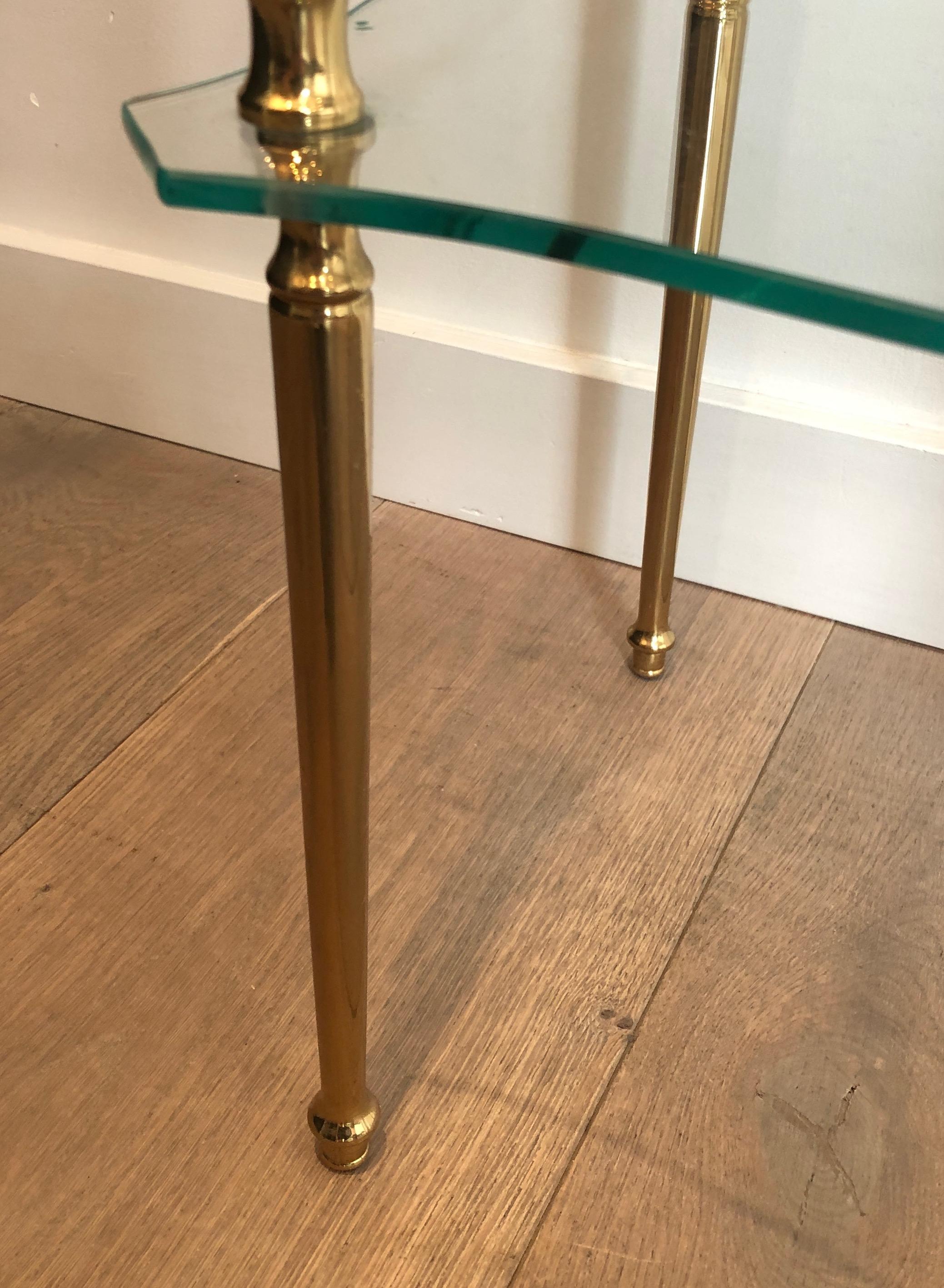 Mid-20th Century Brass Side Table by Maison Jansen