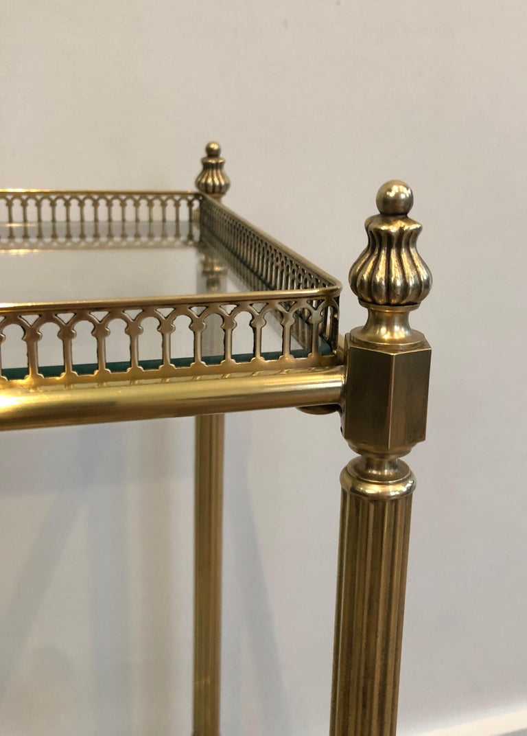 Brass Side Table by Maison Jansen 1
