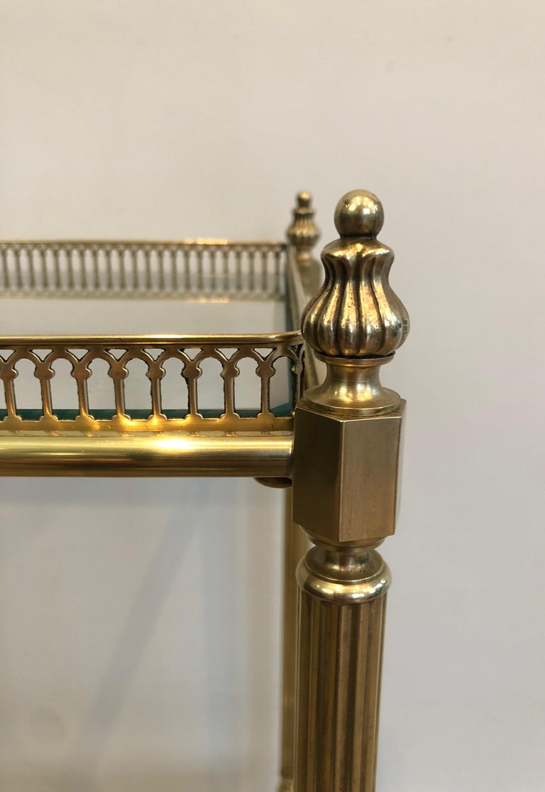 Brass Side Table by Maison Jansen 2