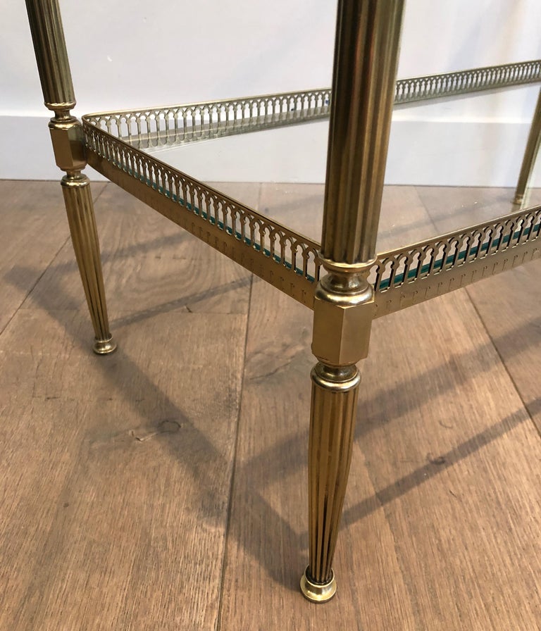 Brass Side Table by Maison Jansen 3