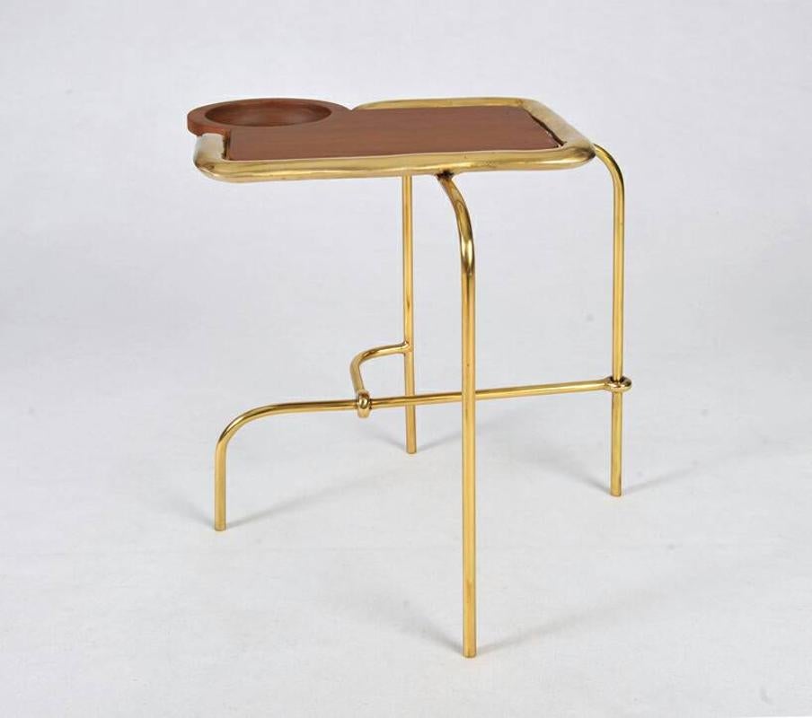 Brass side table - compound I by Misaya
Dimensions: 49 x 48 x 44 cm
Hand-sculpted brass table.