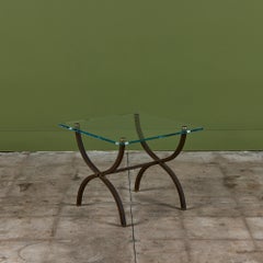 Brass Side Table in the Style of Maison Jansen