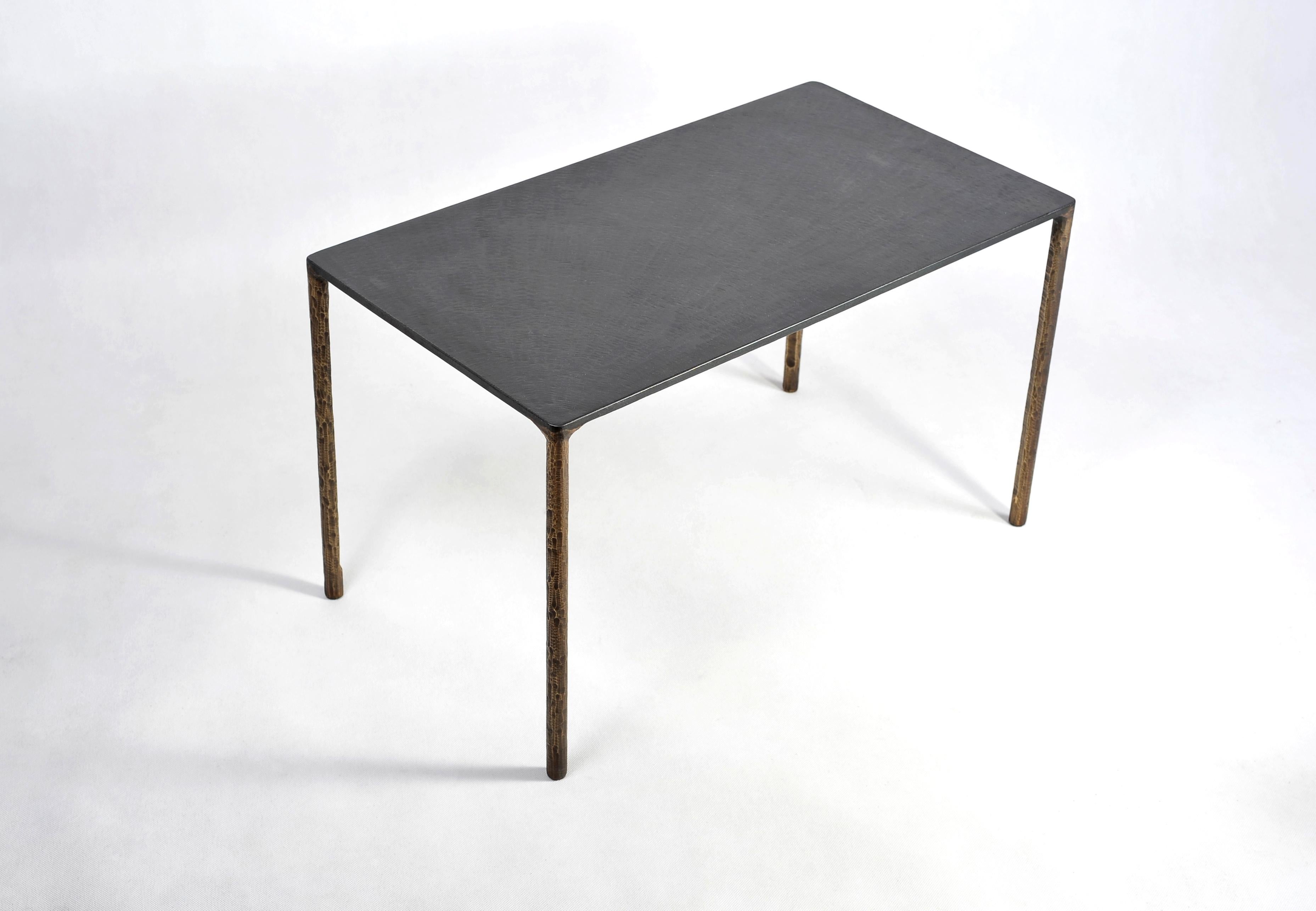 Modern Brass Side Table Signed by Lukasz Friedrich