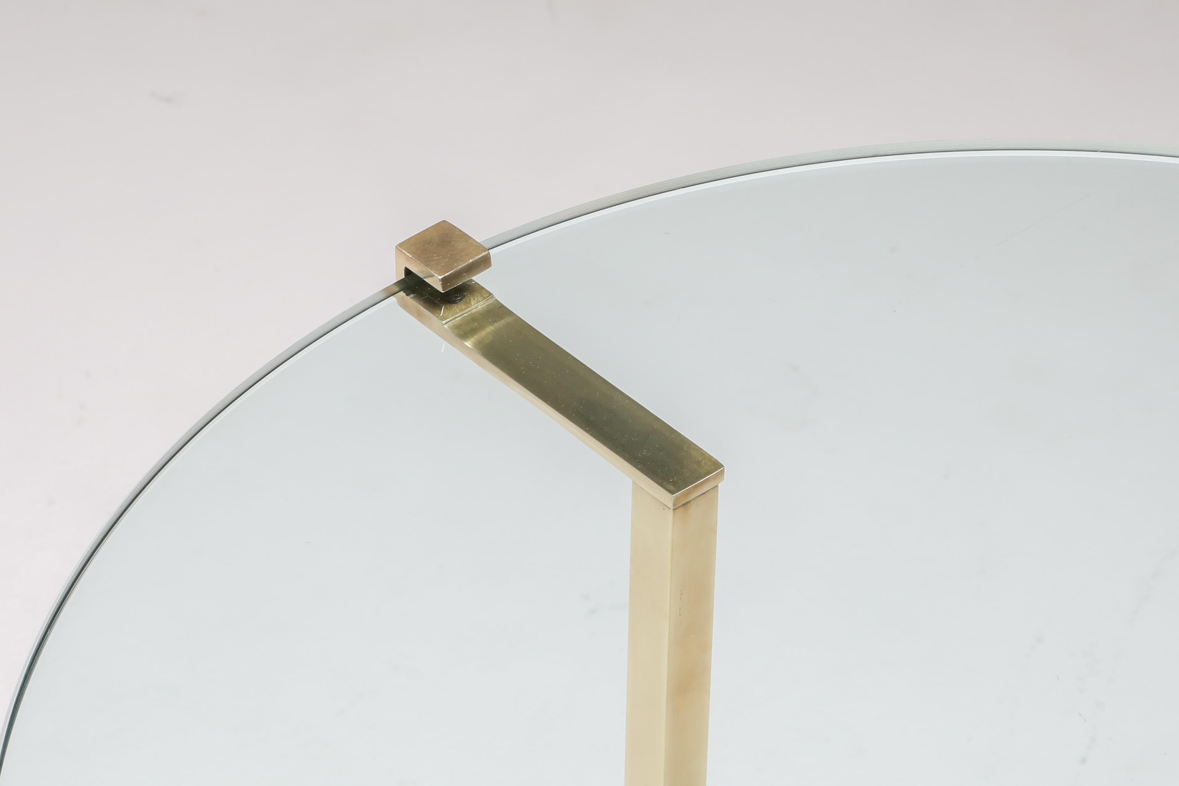 Brass Side Tables by Peter Ghyczy 3