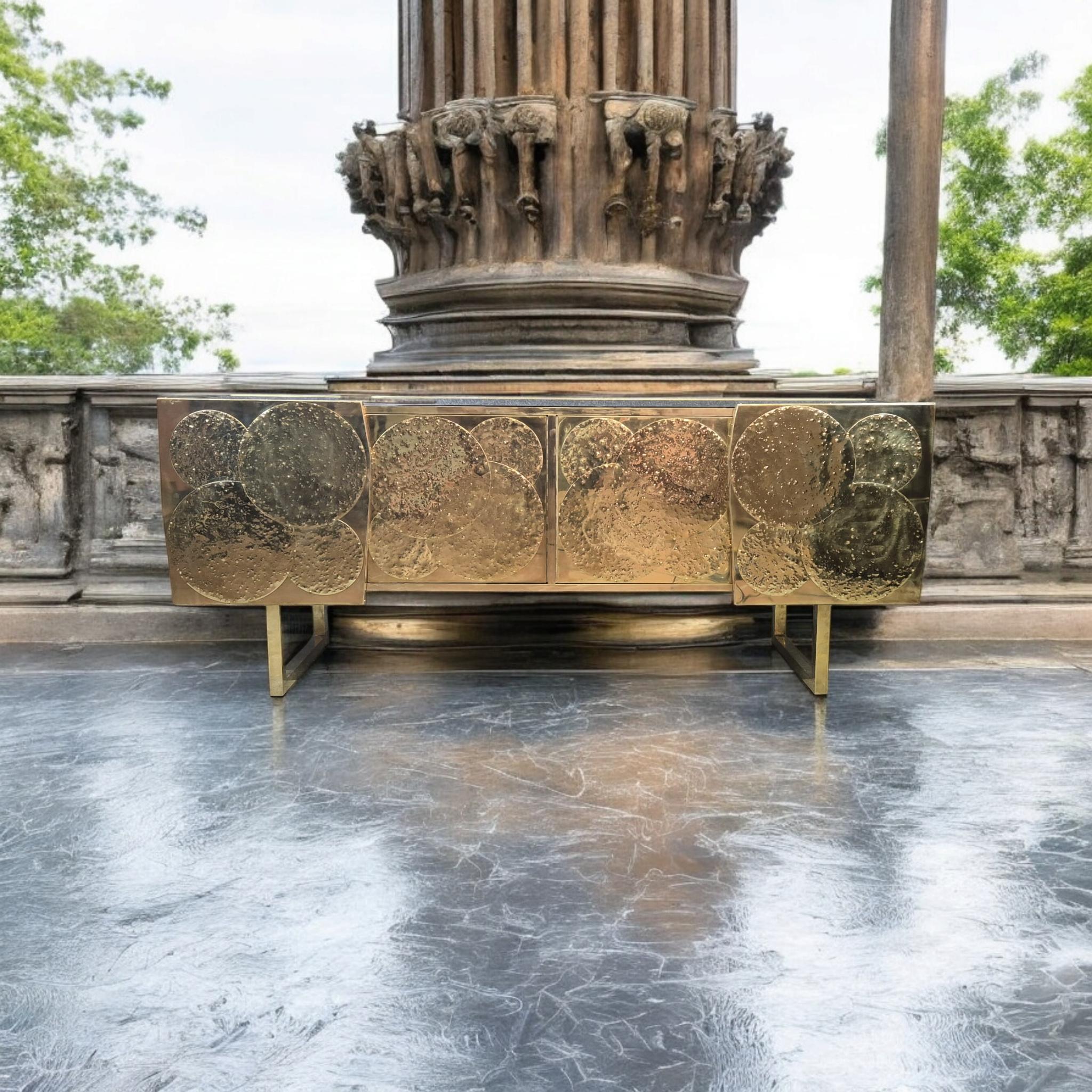 brass sideboard handmade in Italy available Justfurnituress Design For Sale 2