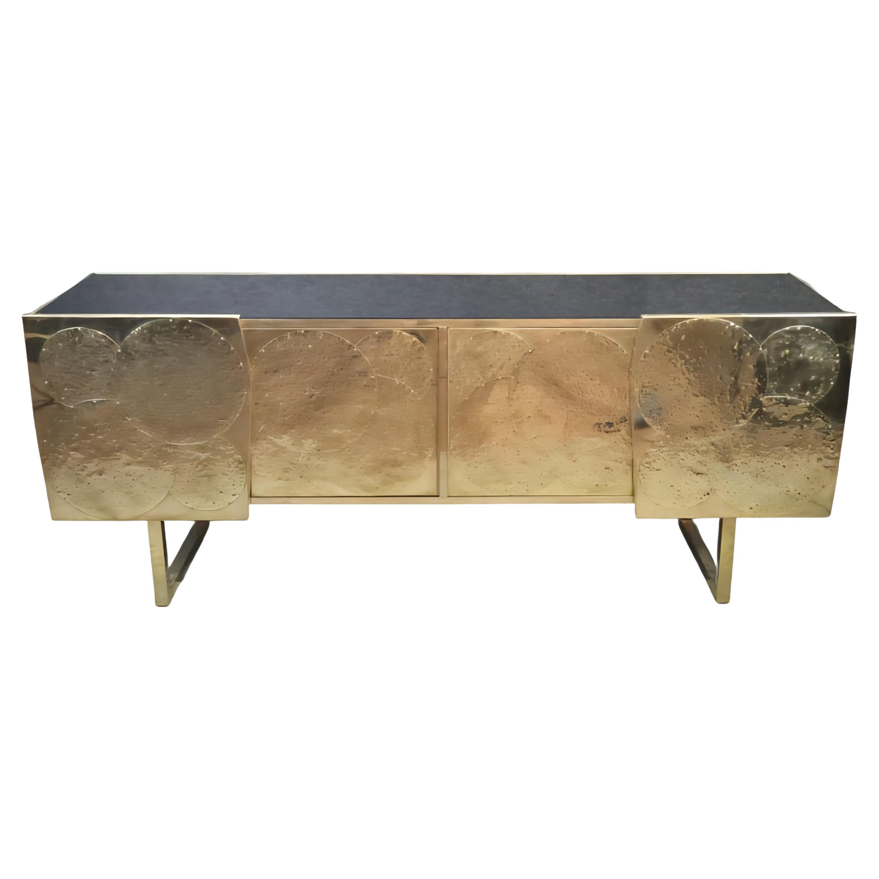 brass sideboard handmade in Italy available Justfurnituress Design