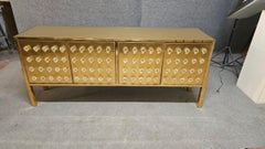 Buffet en laiton avec 120 sphères en verre de Murano, Design Modern