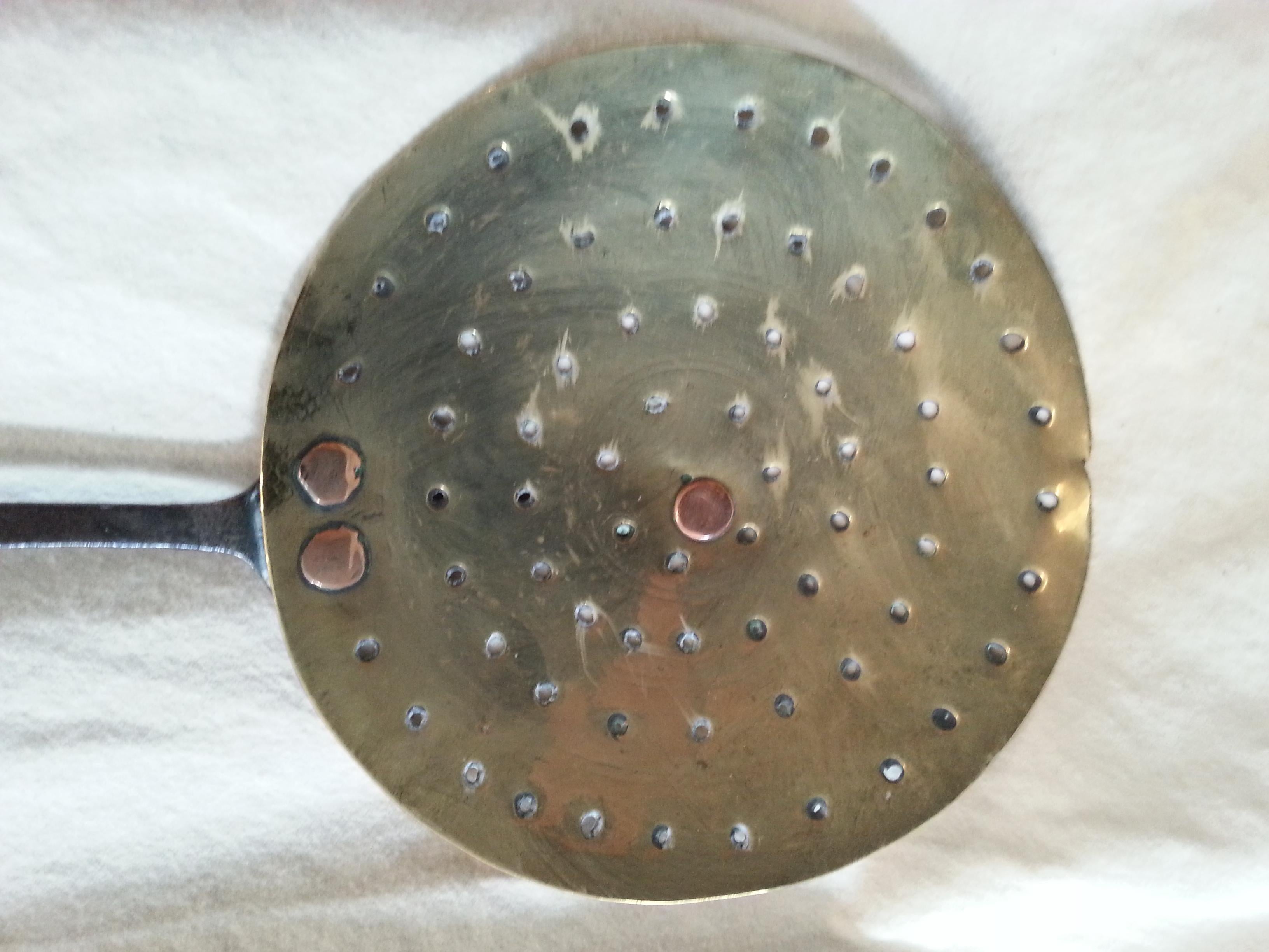 Brass Sieve with Steel Handle, English, Circa 1820 For Sale 3