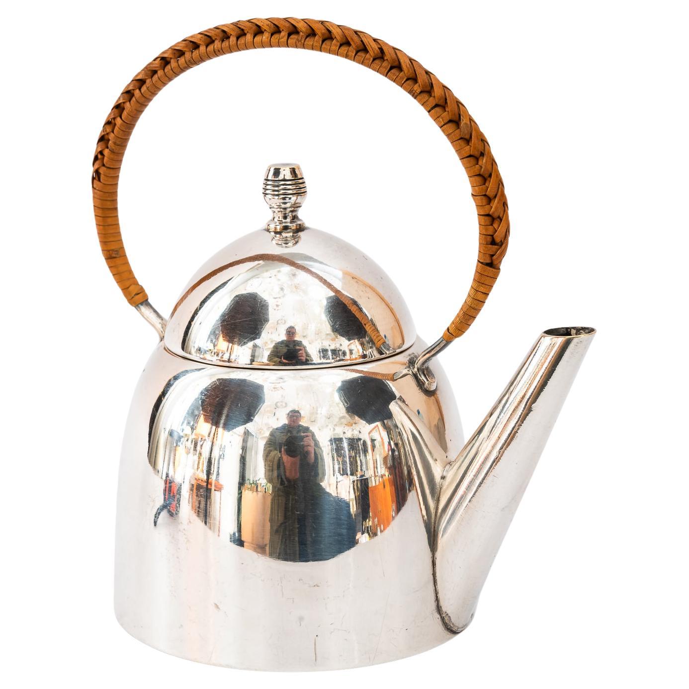 Brass ( silvered ) can vienna around 1920s