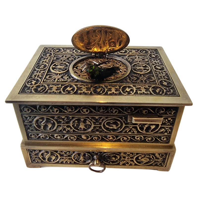 Silver Fusée Singing Bird Box by Charles Bruguier For Sale at 1stDibs ...