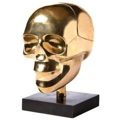 Brass Skull Box