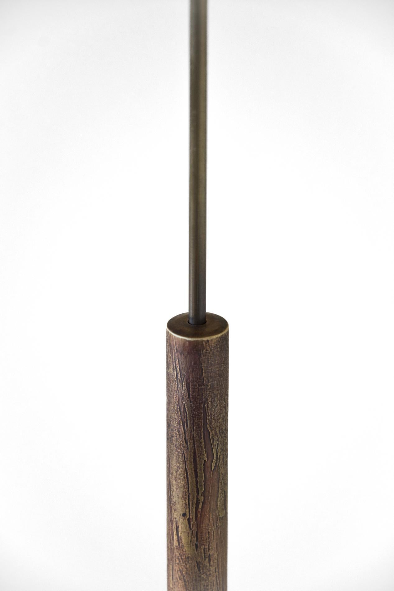 Brass Smooth Patina Edition Phi Sira Pendant Lamp Square by Eichkorn en venta 4