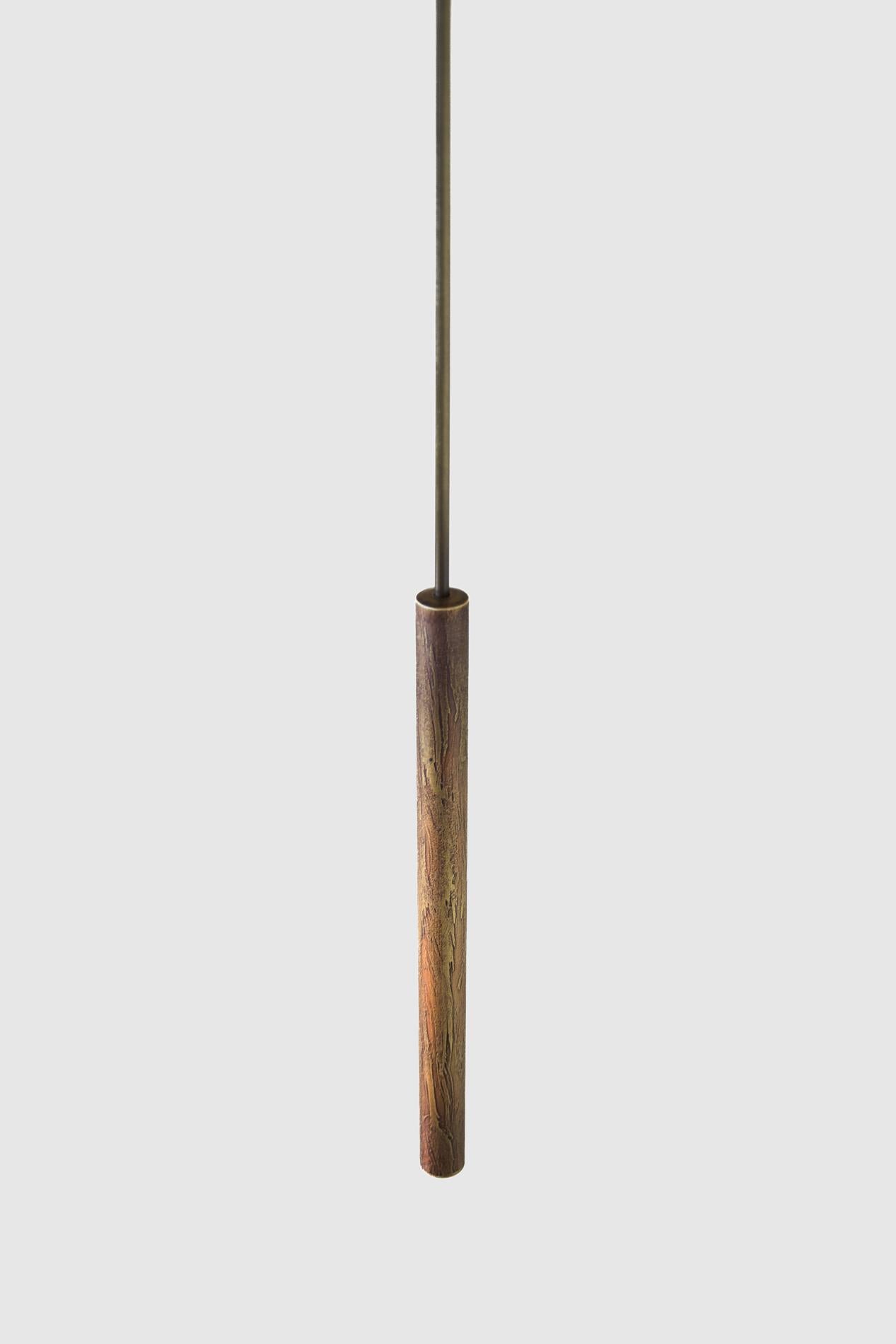 Brass Smooth Patina Edition Phi Sira Pendant Lamp Square by Eichkorn en venta 8