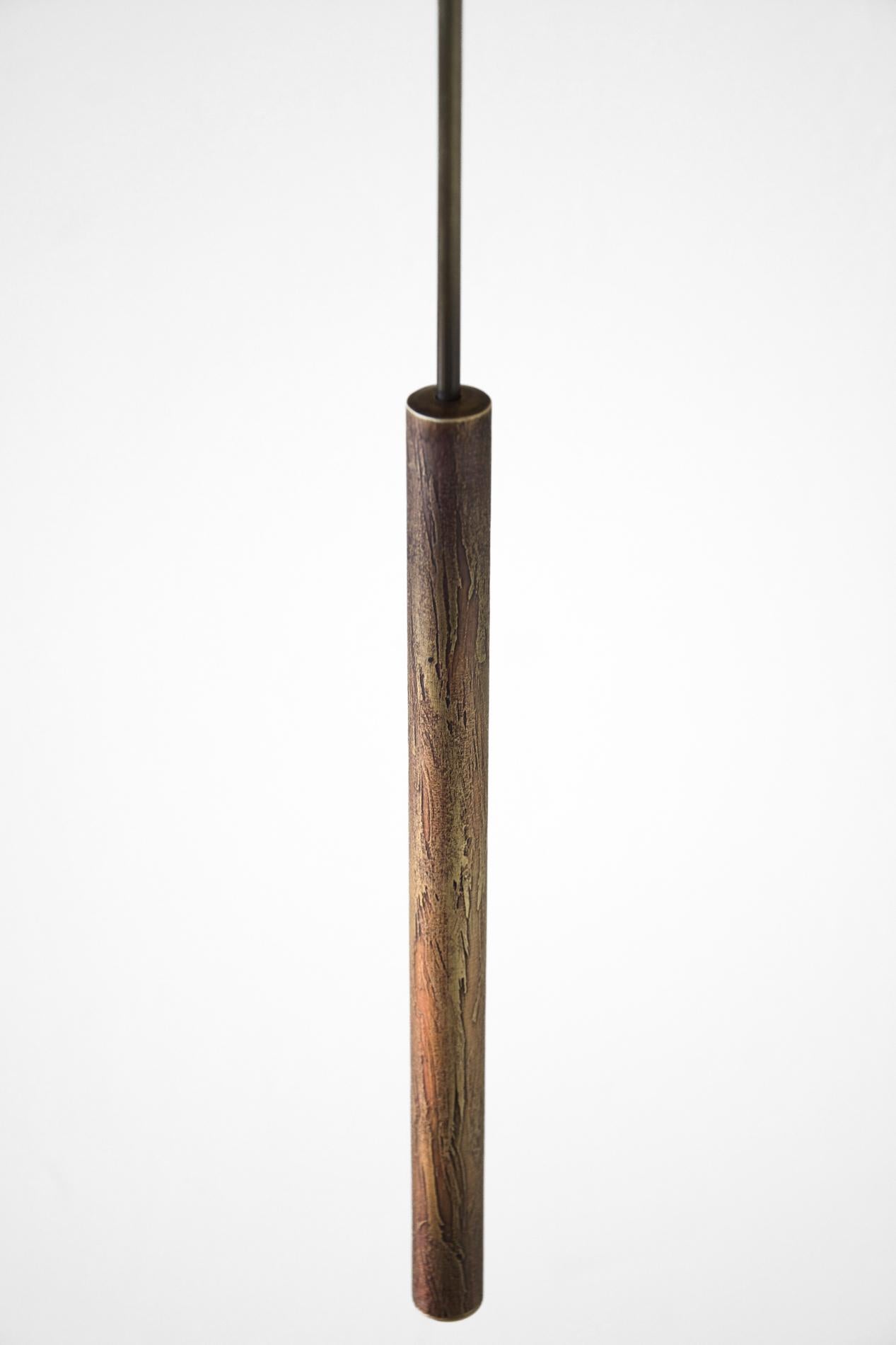 Brass Smooth Patina Edition Phi Sira Pendant Lamp Square by Eichkorn en venta 2