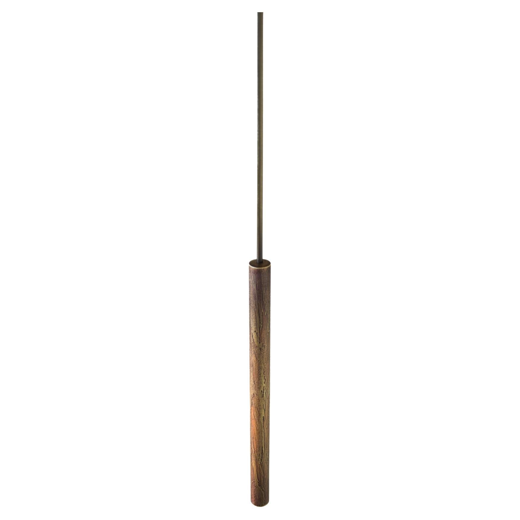 Brass Smooth & Wild Patina Sira Pendant Lamp Round by Eichkorn