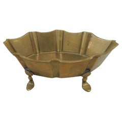 Brass Soap Dish with Scalloped Edges