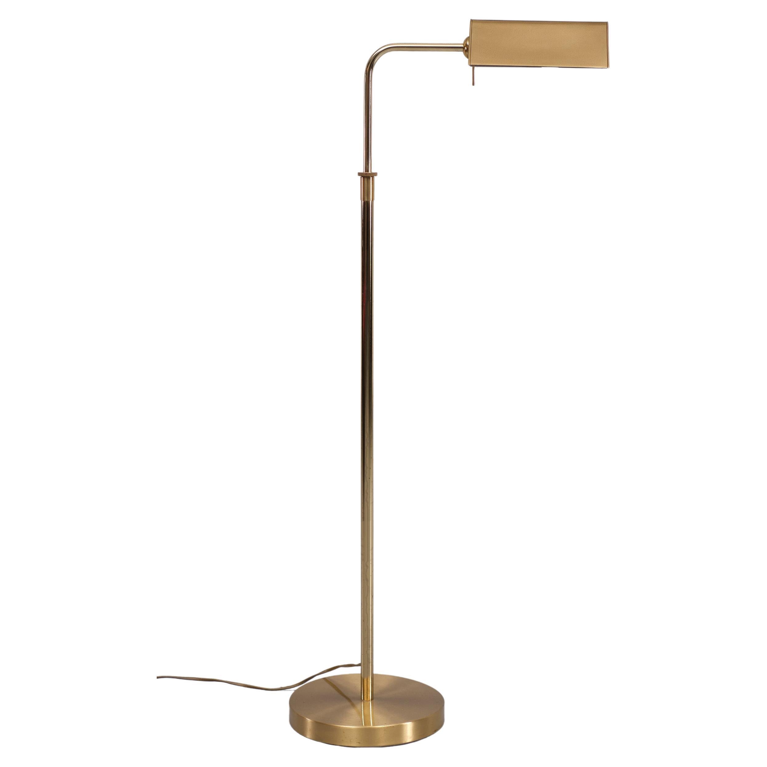 Brass Sölken Leuchten floor lamp 1970s Germany  For Sale