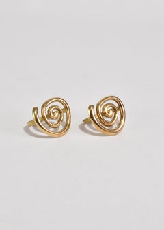 Brass Spiral Napkin Rings