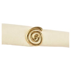 Brass Spiral Napkin Rings