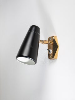 Brass Spot light by Stilnovo, Italy, 1950s