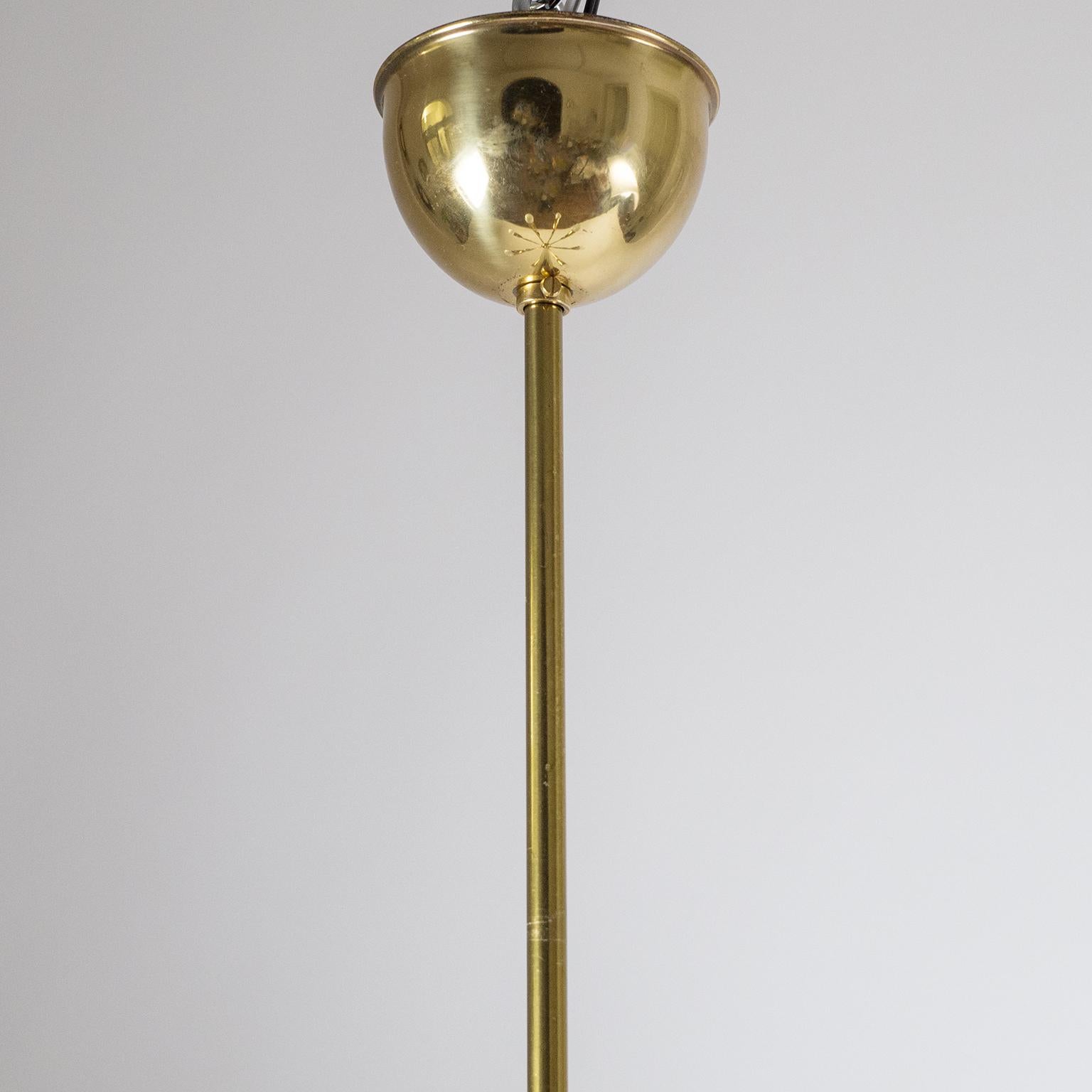Brass Sputnik Chandelier, 1950s 3