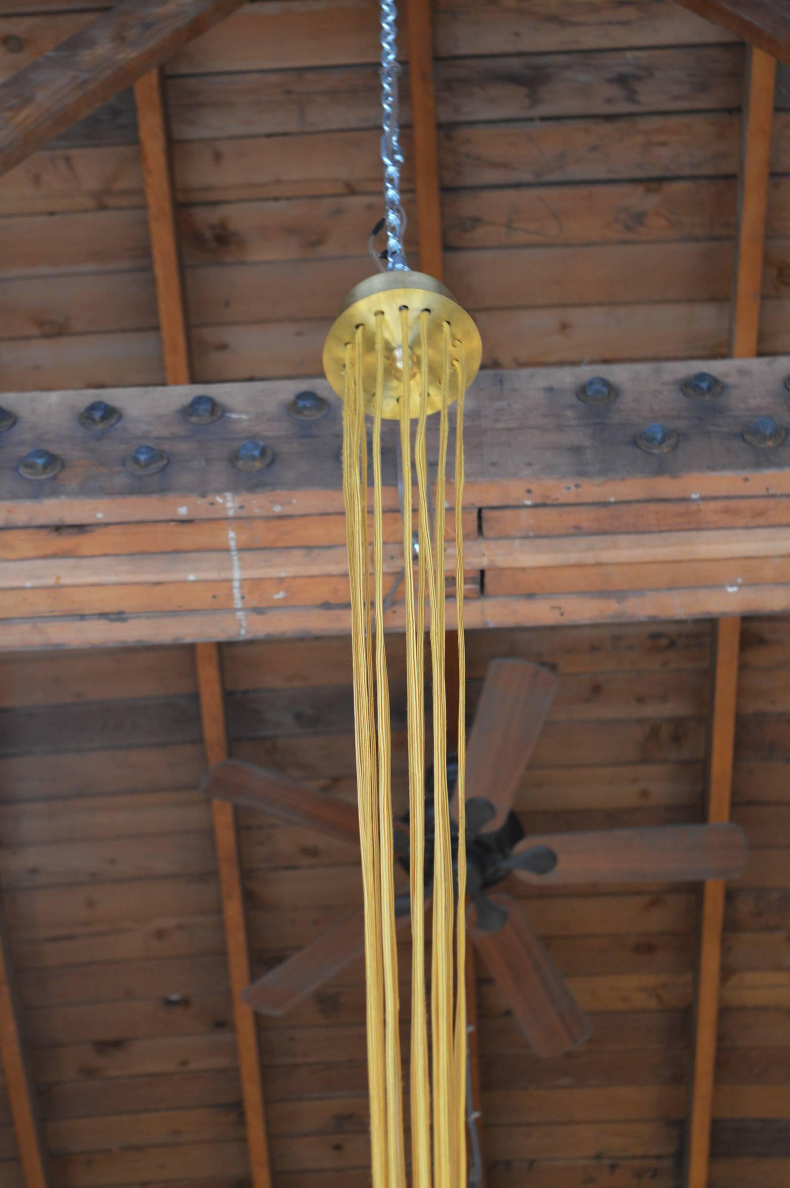20th Century Brass Sputnik Chandelier