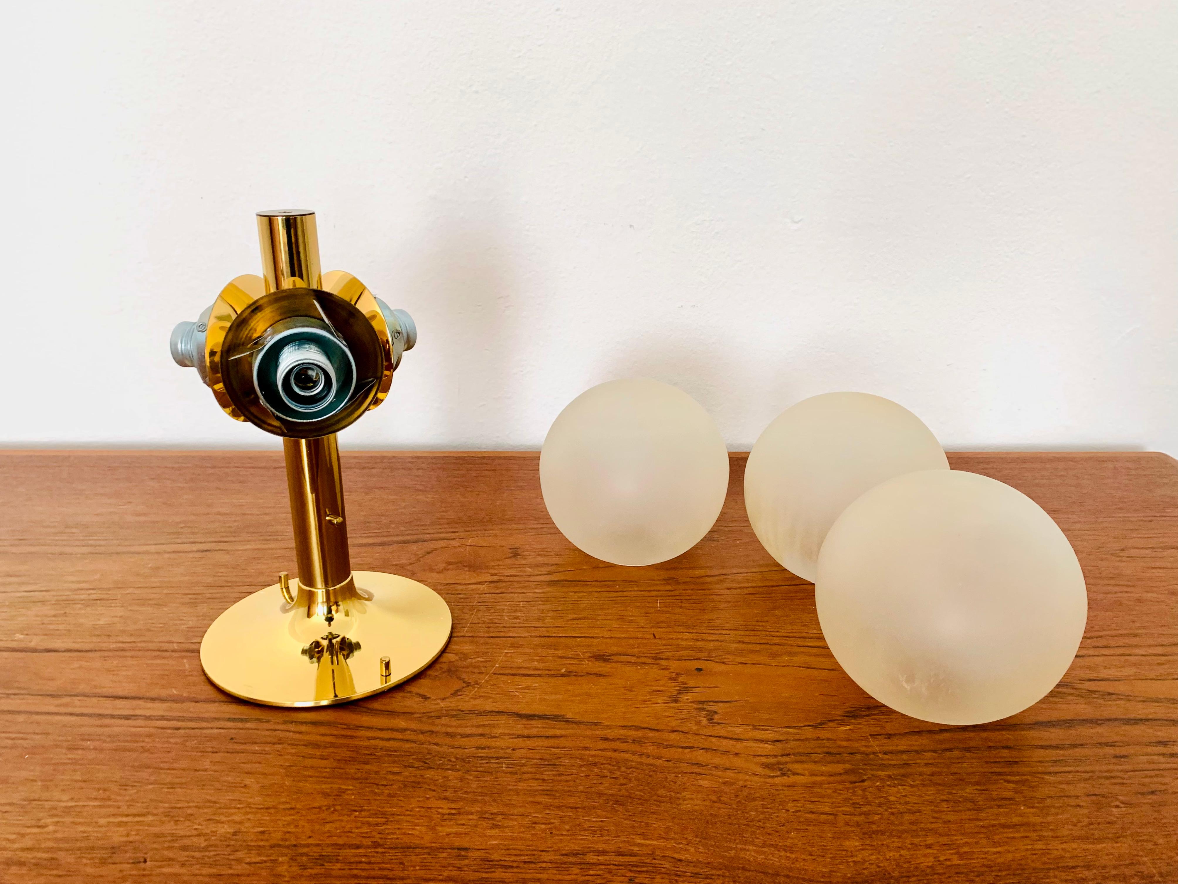 Brass Sputnik Flush Lamp For Sale 7