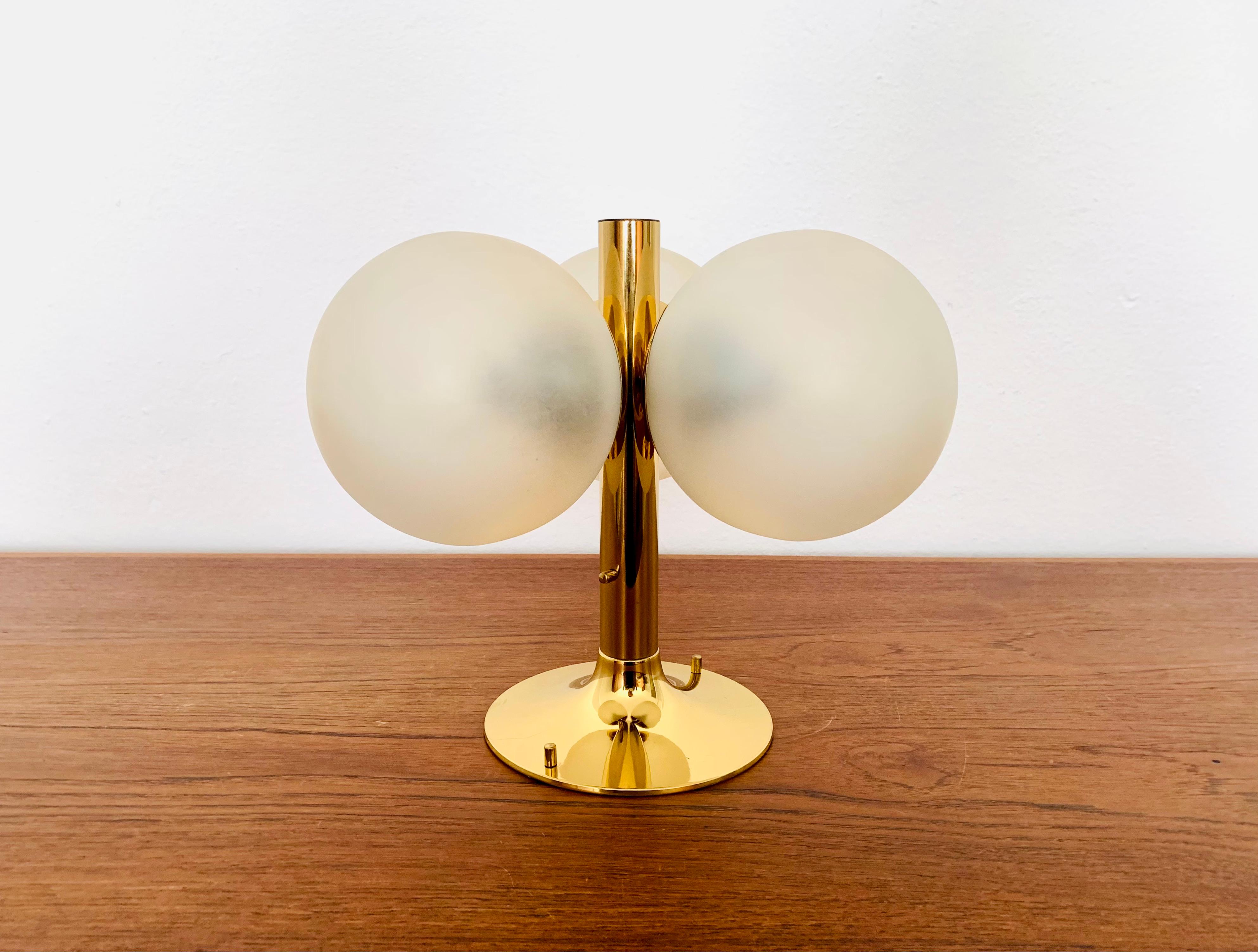 Brass Sputnik Flush Lamp For Sale 1