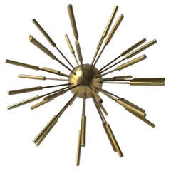 Brass Sputnik Sculpture Decorative Object, Circa Late-20th Century