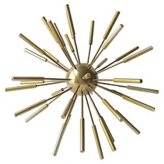 Escultura Sputnik de latón Objeto decorativo