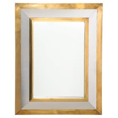 Brass & Stainless Mirror, France, 1970's