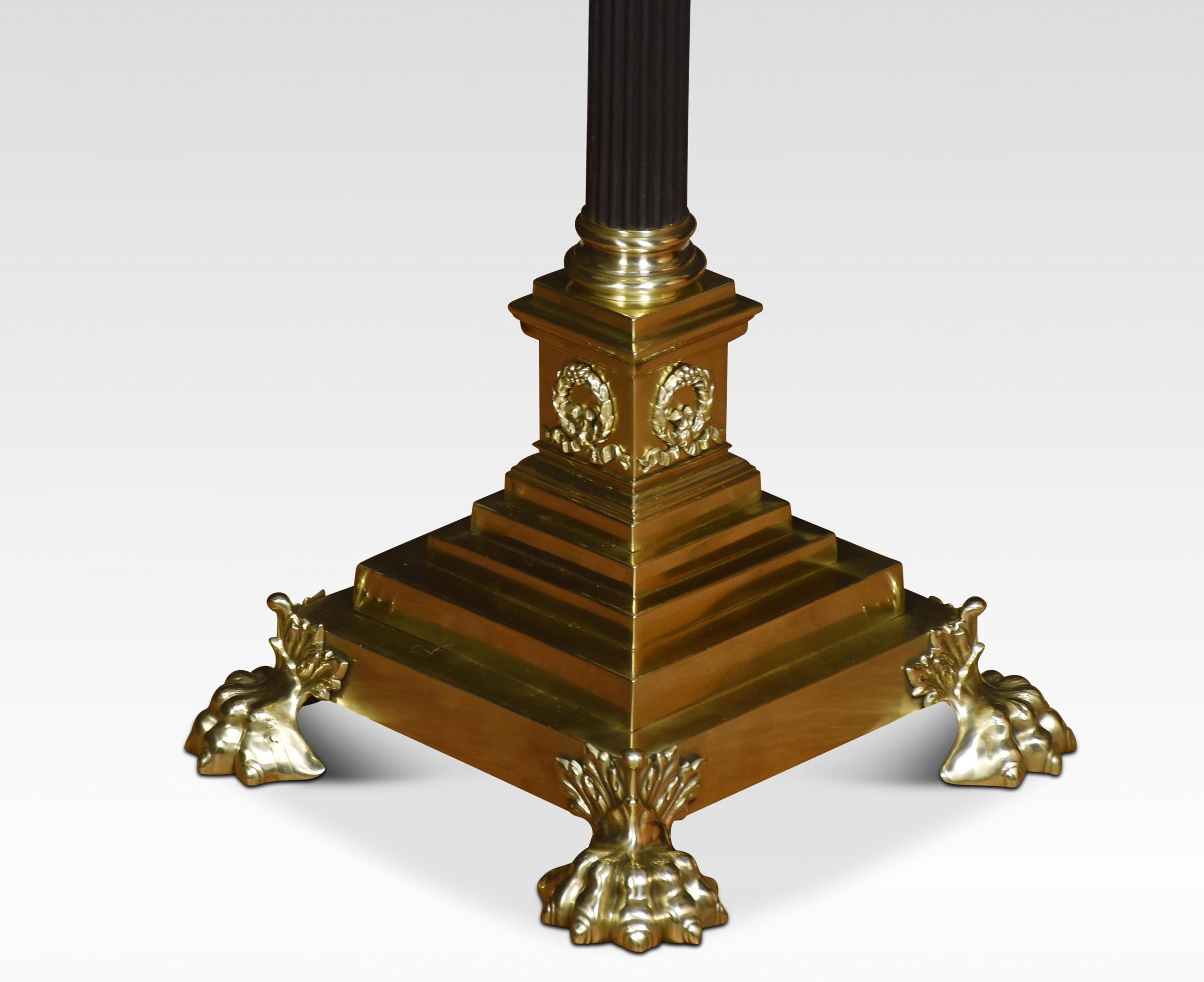 British Brass Standard Lamp