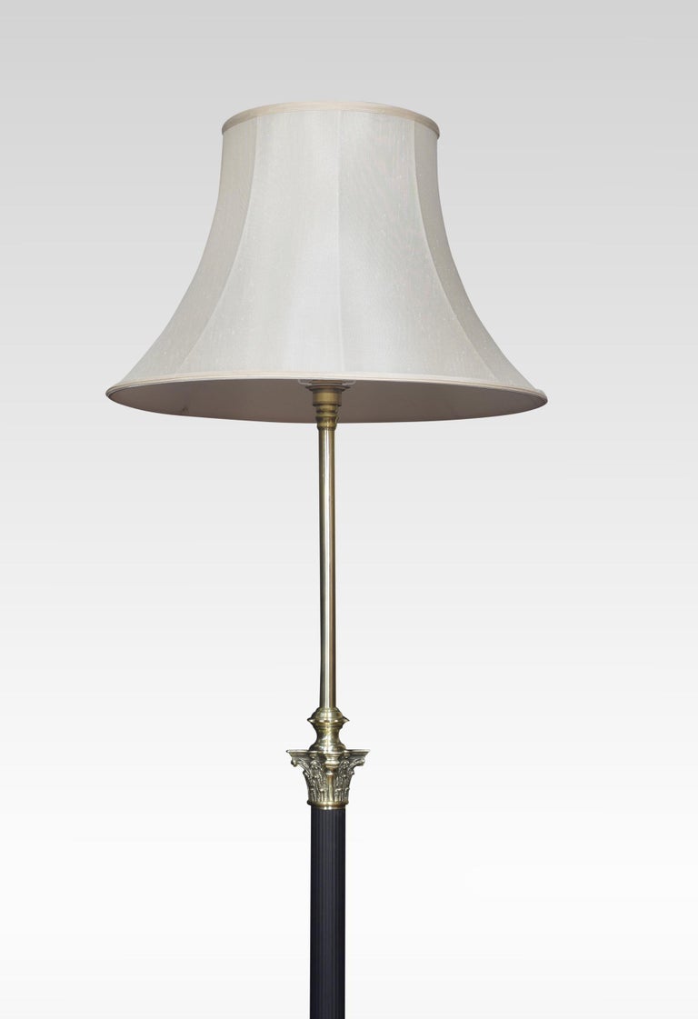 Brass Standard Lamp For Sale at 1stDibs
