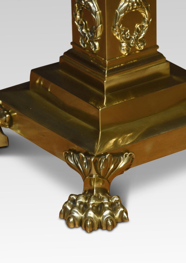 Brass Standard Lamp For Sale at 1stDibs