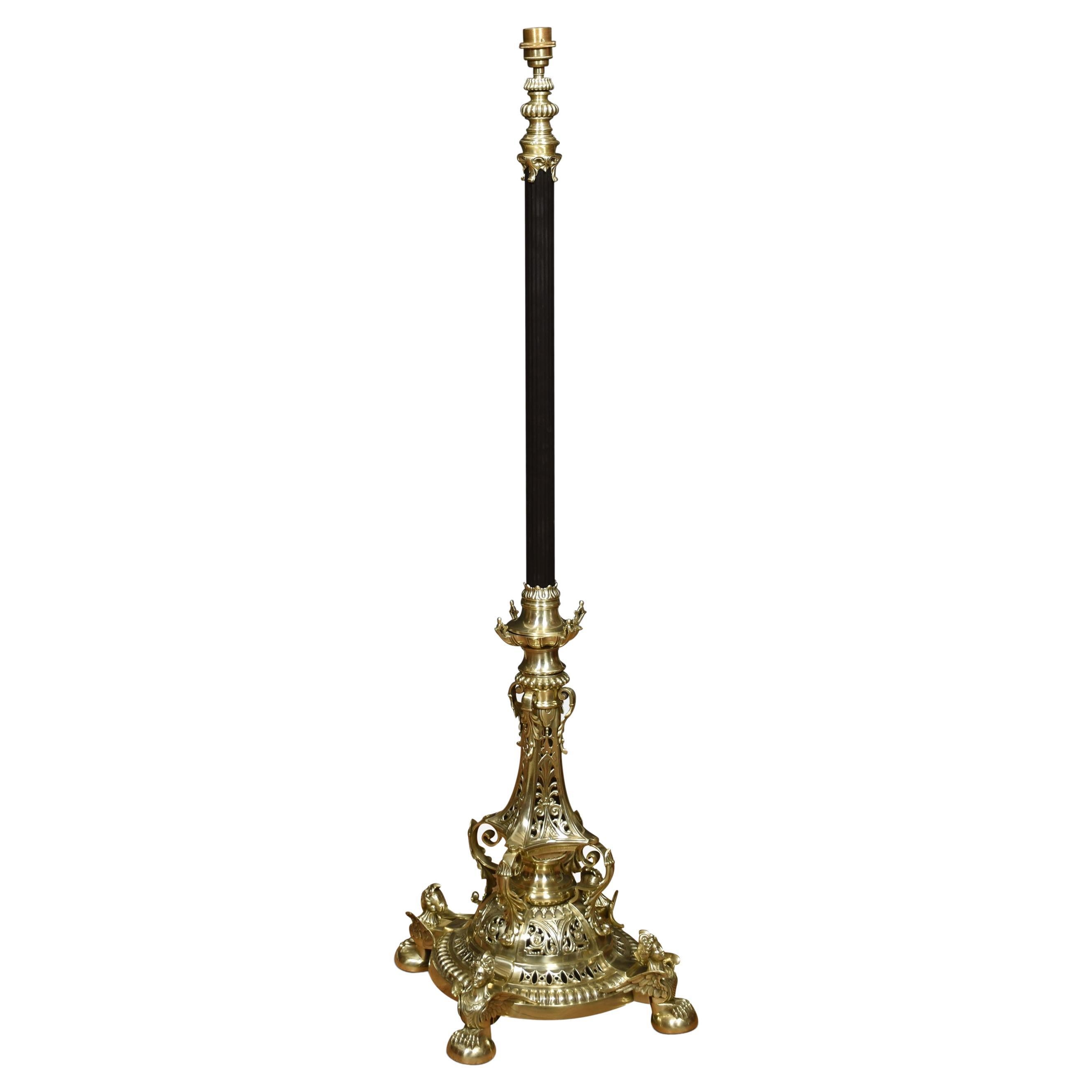 Brass Standard Lamp