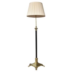 Brass standard lamp