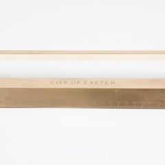 Brass Standard Meter for the City of Exeter