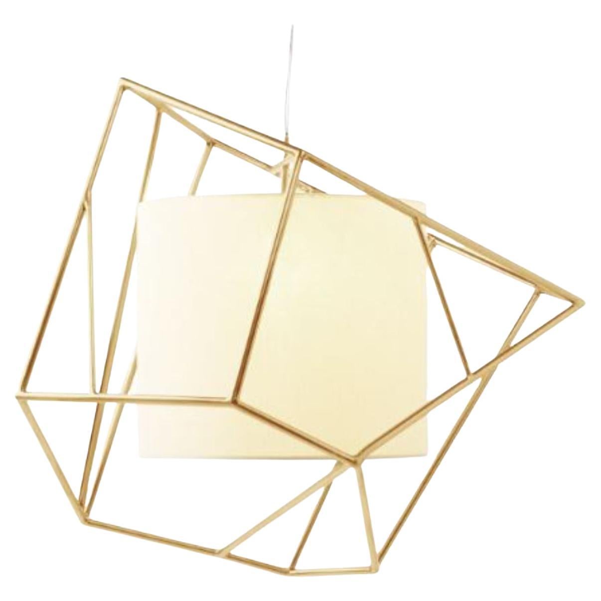 Brass Star I Suspension Lamp by Dooq For Sale