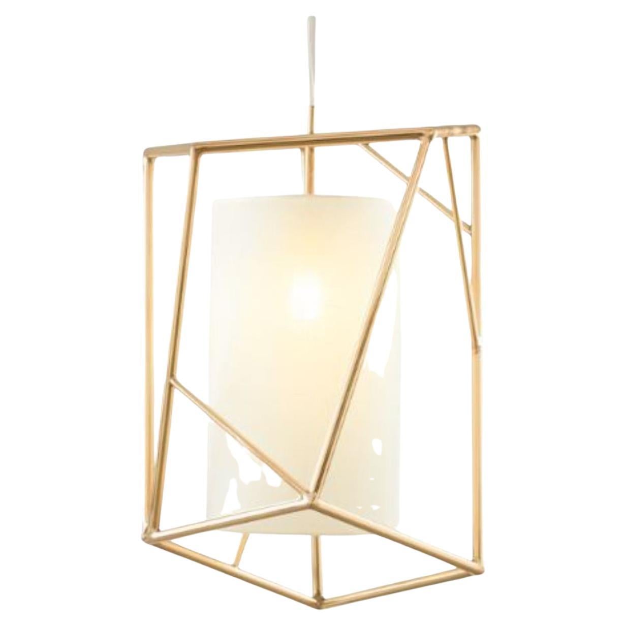 Brass Star III Suspension Lamp by Dooq For Sale