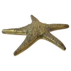 Antique Brass Starfish Sculpture / Paperweight